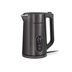 Hamilton Beach Digital Temperature Control Electric Tea Kettle, Hot Water Boiler & Heater 1.7L, 5 Preset Modes + Keep Warm, Fast Boil 1500 Watts, BPA 