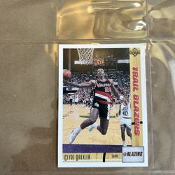 CLYDE DREXLER PORTLAND TRAILBLAZER CARD