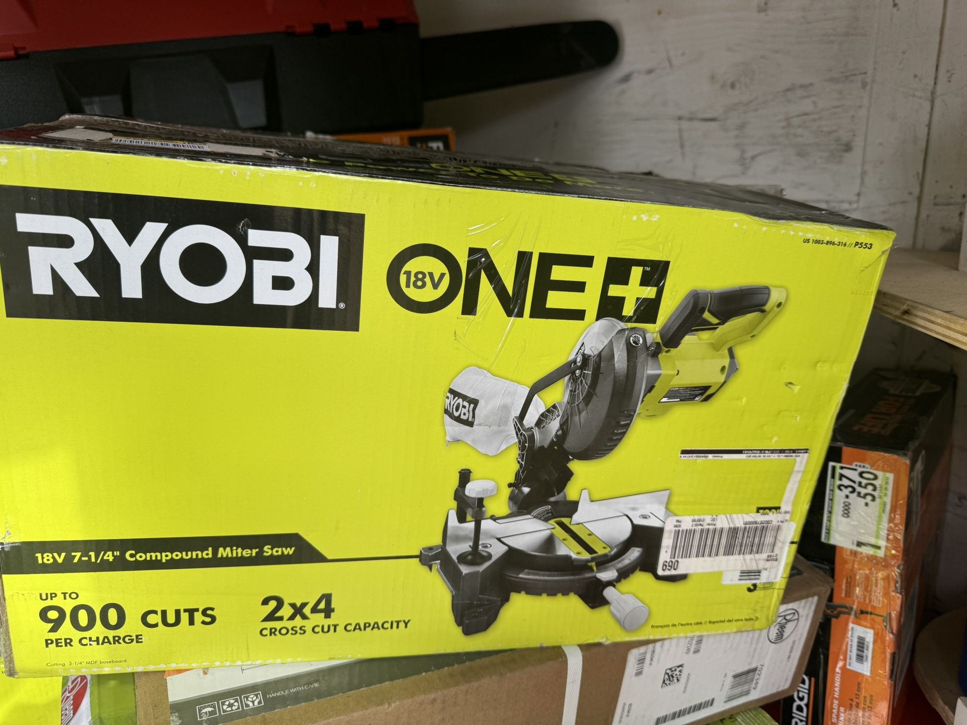 Ryobi 7-1/4” Compound Miter Saw
