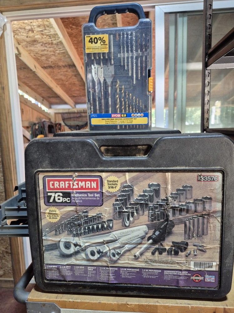 Craftsman Mechanic Set And Drill Bits