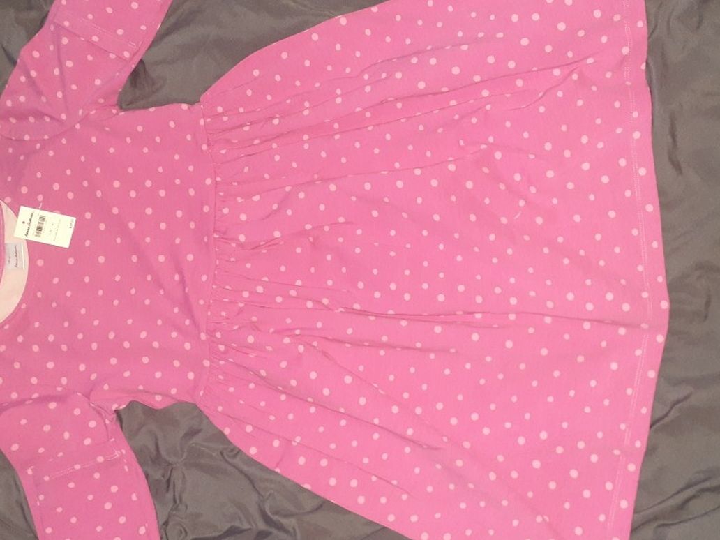 Dress Pink Polka Dots Size 10 Girls