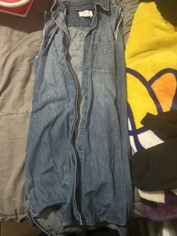 Jean sleeveless dress