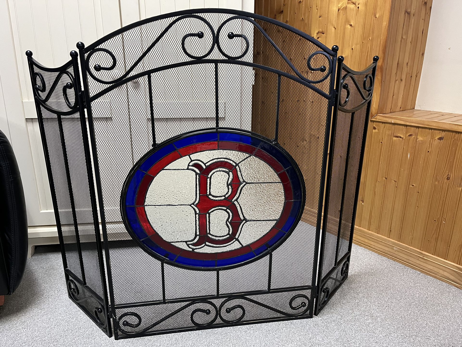 Red Sox Fireplace Wood Stove Front Display