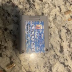 Nintendo 64 1mb Memory Card