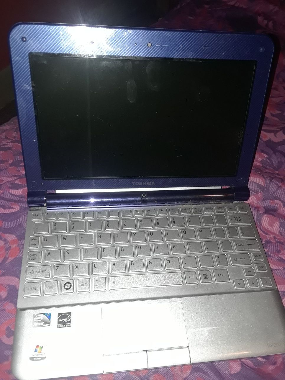 Toshiba laptop w camera