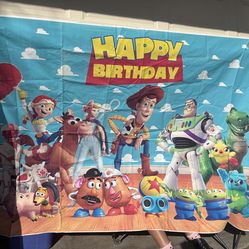 Toy Story Birthday Banner
