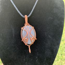 Grey Moonstone Crystal Pendant