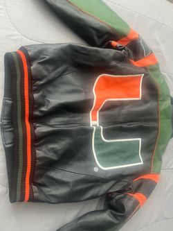 University of Miami Hurricanes Leather Jacket