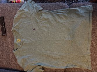 Polo Ralph Lauren Men’s Heather Green Crew Neck T-Shirt Purple Pony Logo Size Small
