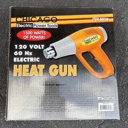 Chicago Electric Power Tools Heat Gun 1500 Wt Like NEW