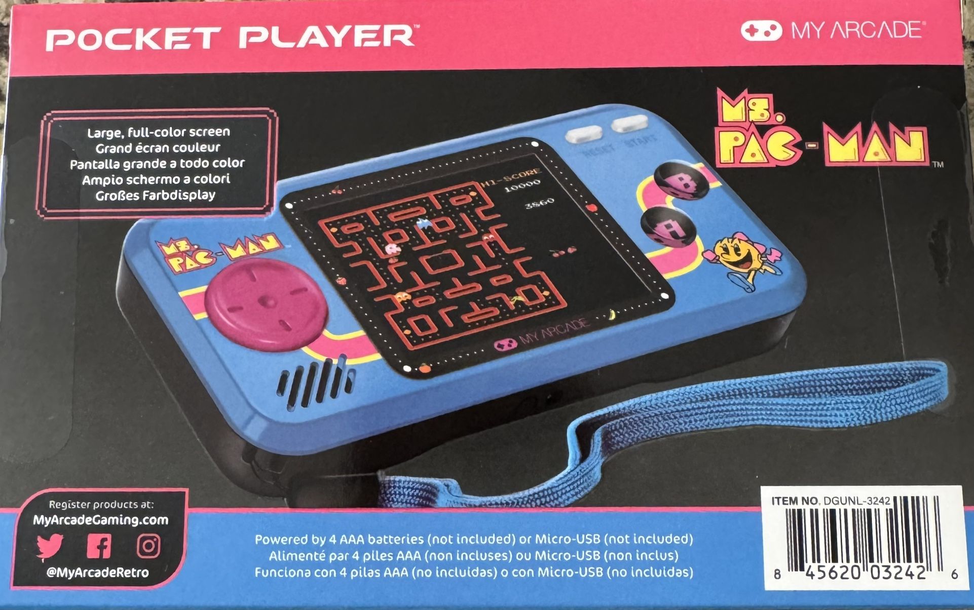 Ms. PAC-MAN Pocket Player