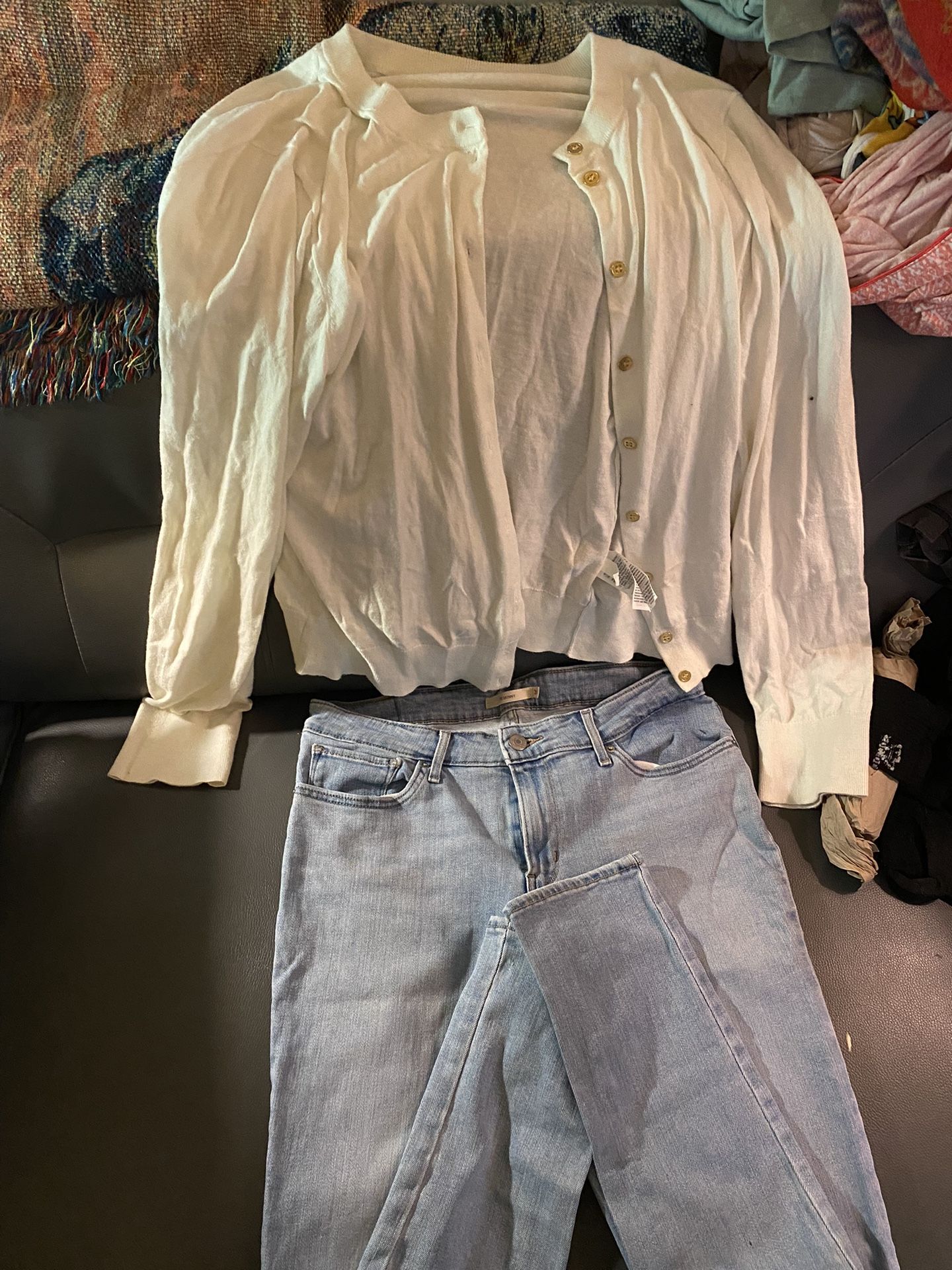 two-piece set: Jean and sweater