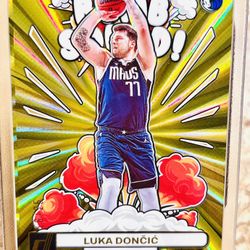 Luka Doncic Numbered Gold Card 