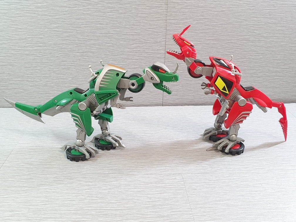 DICE DNA Integrated Cybernetic Enterprises MOTORAPTOR & MOTOTYRANO Vintage