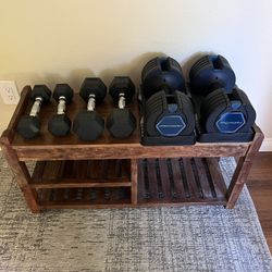 ProForm Adjustable Weight Set + Hex Dumbbells