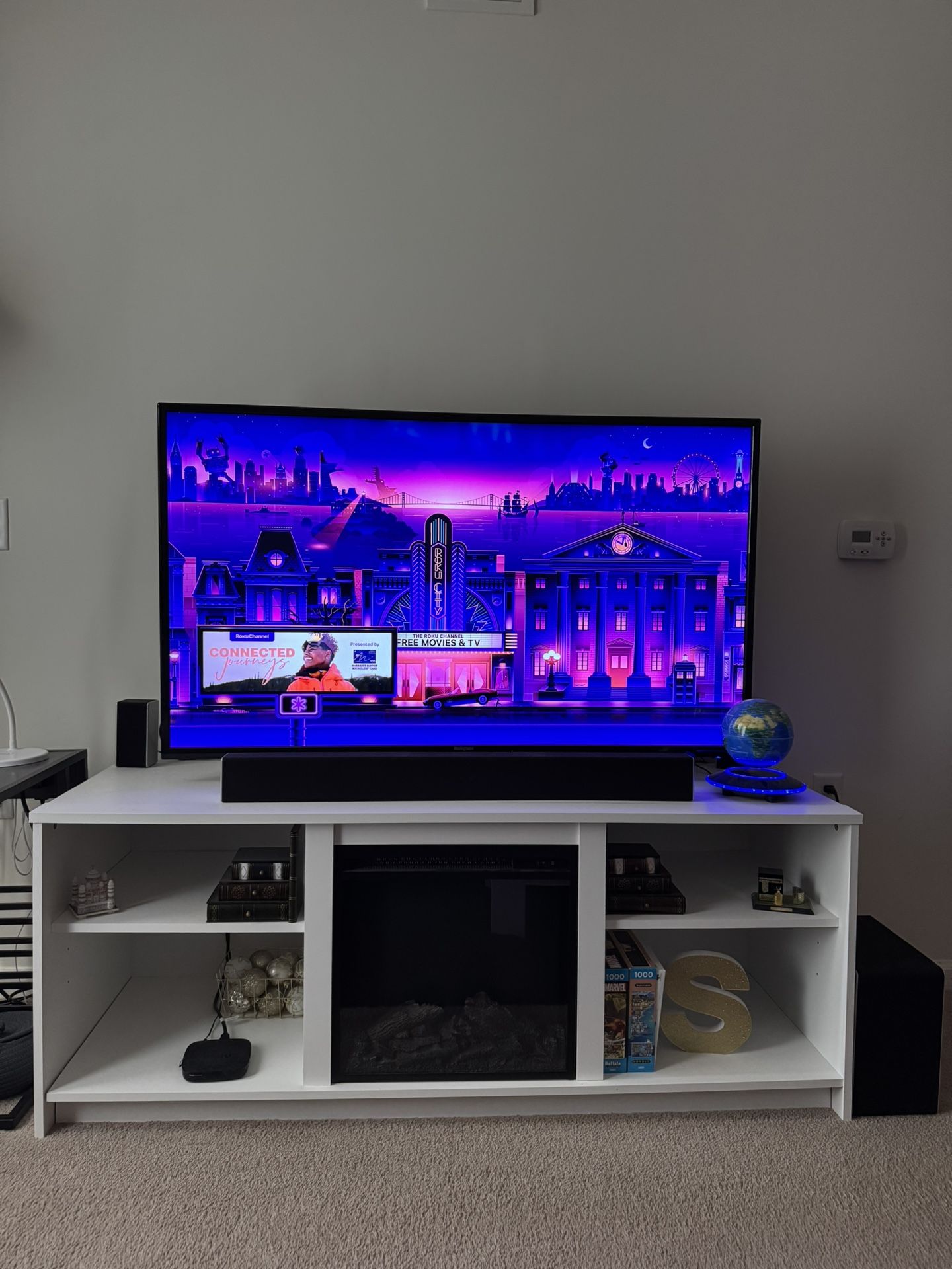 TV Stand With Fireplace