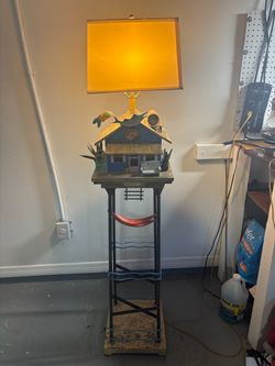 Tropical Beach Coastal Floor Lamp