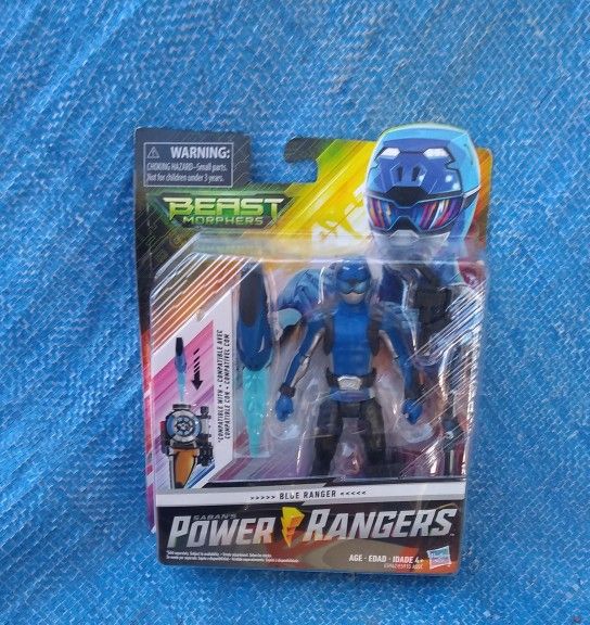 Power Rangers Beast Morphers – Action Figure Blue Ranger 30cm Con Accessorio
