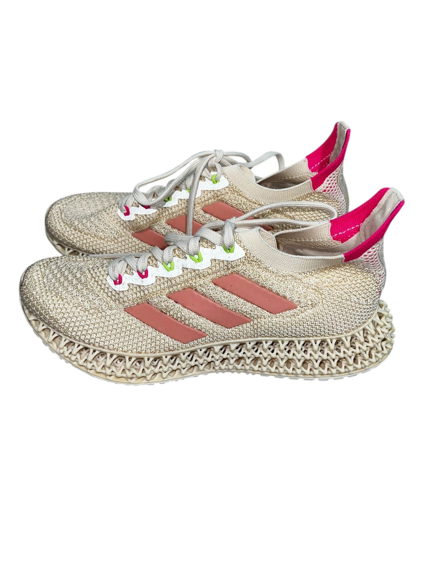 Adidas 4DFWD Reflective Running Shoes Halo Blush Pink Women Size 7 Pre Owned
