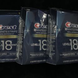 Crest Whitestrips Level 18 (3 Pack)