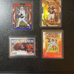 Joe Burrow 4 Card Lot WITH ROOKIE
