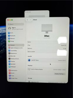 2023 iMac Desktop w/ Desk + chair