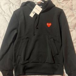 Comme des Garçons PLAY hoodie Black 