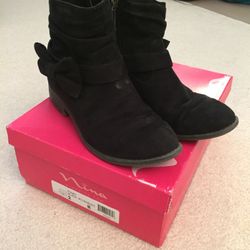 Girls Suede Boot - Size 2