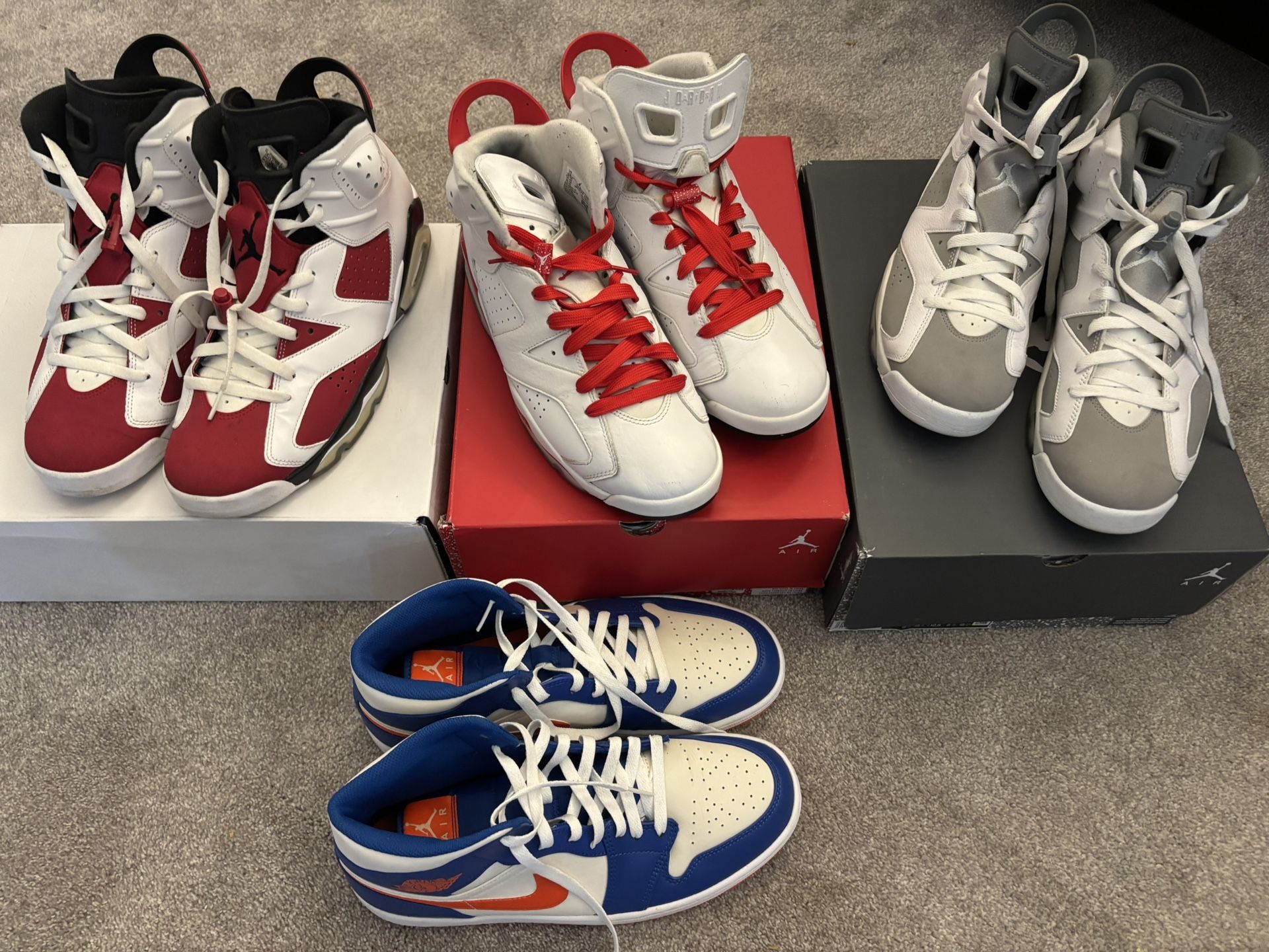 4 Pairs Of Jordans Men Size 11
