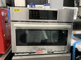 Bosch built in microwave in stainless steel new open box