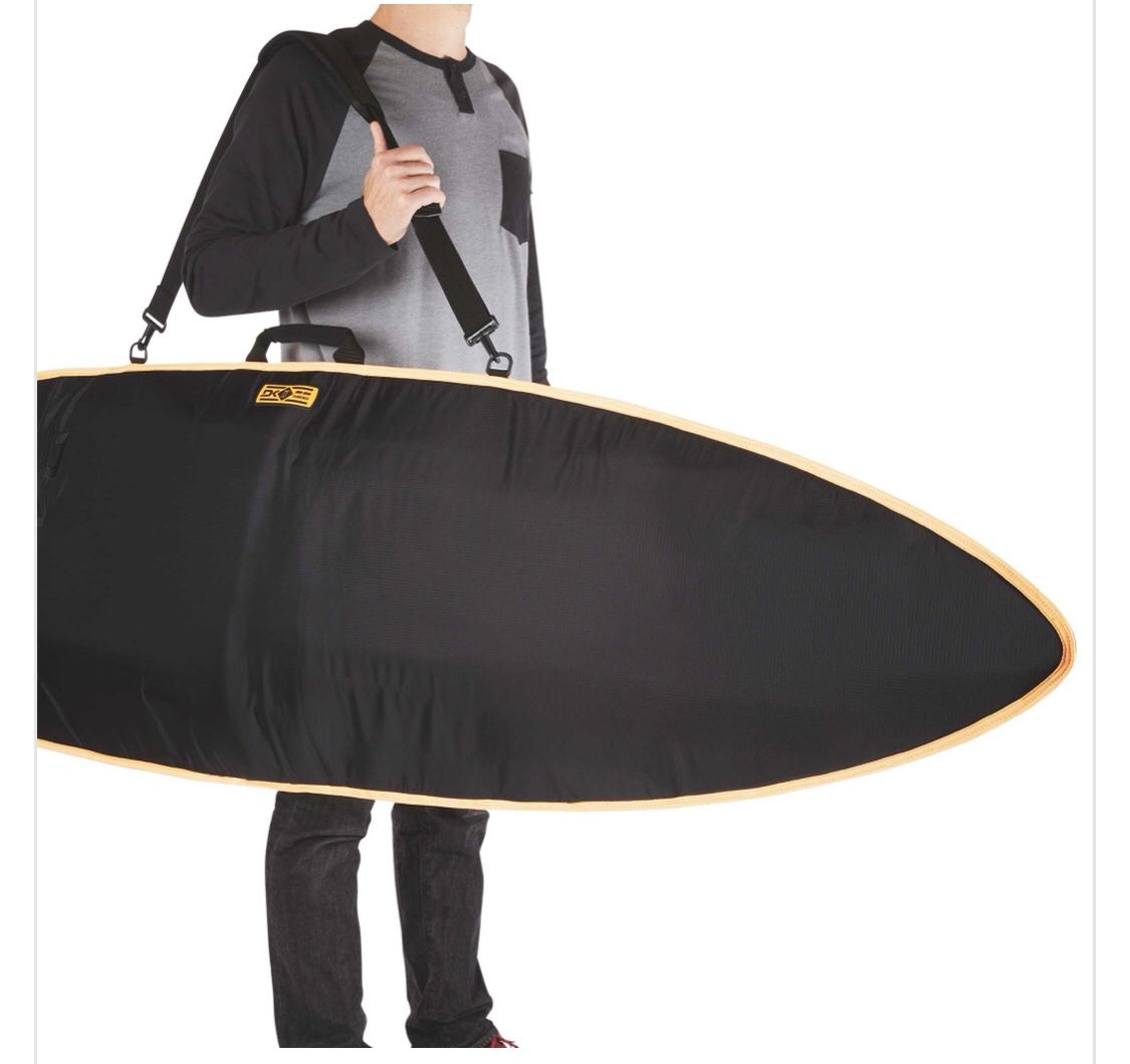 6’10” DaKine John John Florence Surfboard Daylight Thruster Bag - Black / Orange