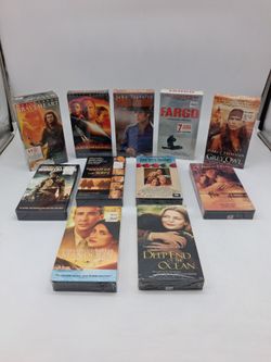 New movies on VHS. Never opened. $30 for all or$5 each