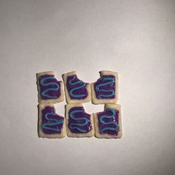 6 Wild berry Clay Pop tart Magnets