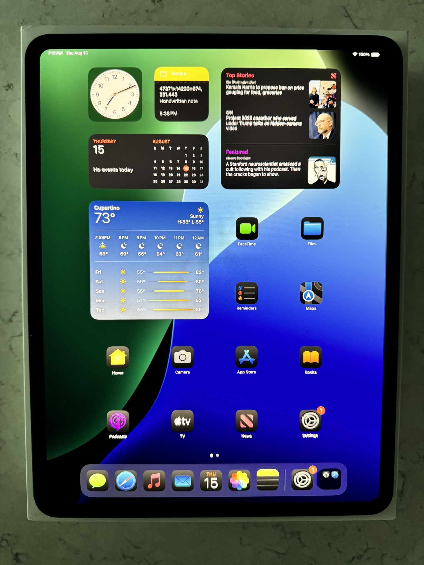 Unlocked M4 iPad Pro 13” WiFi + Cellular 256gb (7th Gen)