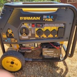 Firman Duel Fuel Generator 