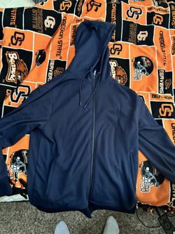 Men’s Zip Up Hoodie Navy