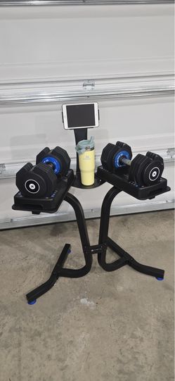 XTERA Dumbells with stand!