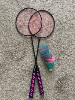Badminton Racket Set with Shuttlecocks