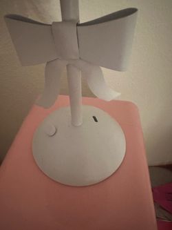 Pink Bow Decorative Lamp