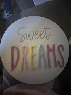 Sweet Dreams Sign 