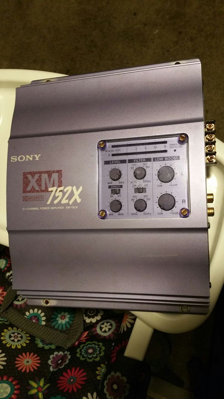 Sony power amplifier