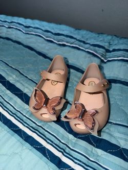 Girls Jelly Mary Jane Shoes with Butterfly 4c