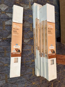 five Mini Blinds 29 by 64 one 35 X 72 $20 All