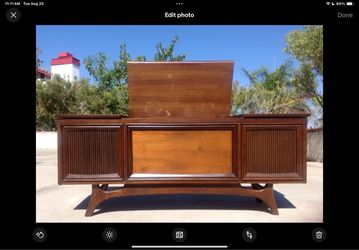 Mid Centuy Modern Stereo Console GE