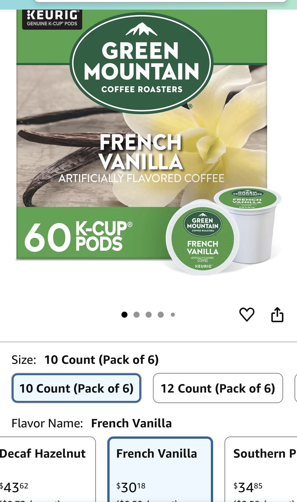 French Vanilla K Cups 180ct