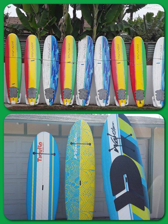 Lots of paddle boards and surfboards must see cheap price today