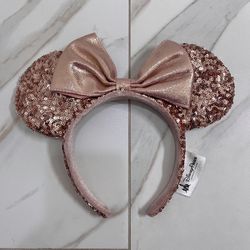 Disney Parks Mickey Minnie Rose Gold Ears 