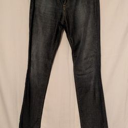 Lucky Brand Woman's Blue Jeans Made In America 6/28 Classic Rider Jeans