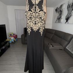 Black & Gold Dress 