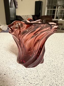 Heinrich Hussmann for Moser Czech Crystal Vase